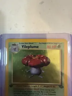 Vileplume 15/64 Jungle Holo Rare 80 HP Stage 2 Wizards Pokemon TCG - Image 2