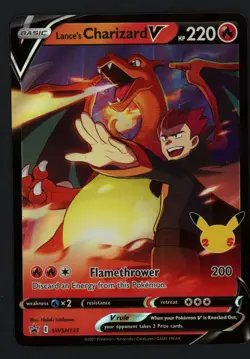 Lance's Charizard V SWSH133 SWSH: Sword & Shield Promo Pokemon TCG - Image 1