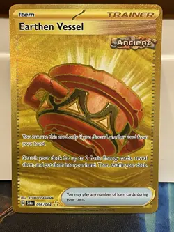 Earthen Vessel - Pokemon Shrouded Fable 096/064 - Gold Full Art - LP - Image 1