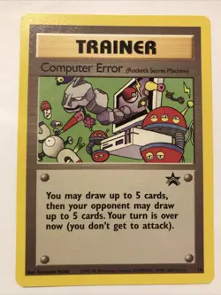 Computer Error #16 Black Star Promo Rare Vintage Pokemon Card - Image 1