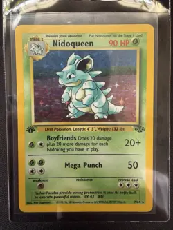 POKEMON NIDOQUEEN JUNGLE HOLO 1ST EDITION #07/64 ENGLISH - Image 1