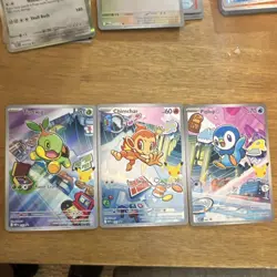 Pokemon TCG MEP Basic Turtwig Chimchar Piplup Holo Card Lot 3 Cards 2026 - Image 1