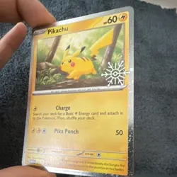 The Pokemon Company Pikachu 025/165 cosmo Holo 60 HP Pokemon TCG advent calendar - Image 4