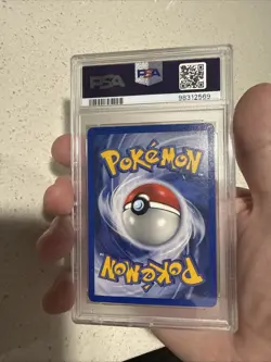 2000 POKEMON GYM HEROES HOLO-1ST ED #2 BROCK'S RHYDON PSA 8 - Image 2