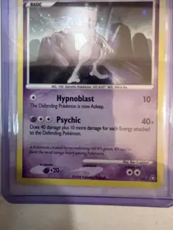 Pokemon Mewtwo 11/146 Legends Awakened Holo Rare Basic Psychic HP80 Hypnoblast - Image 3