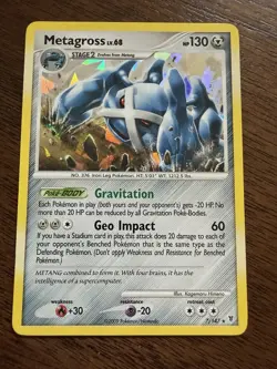 Pokemon TCG Metagross Holo Rare Cracked Ice Supreme Victors 7/147 - Image 1