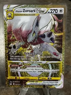 Hisuian Zoroark VSTAR 213/196 Secret Rare Lost Origin Pokemon Card TCG NM - Image 1