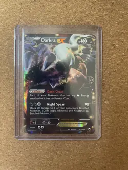 Pokemon TCG Darkrai EX 63/108 BW Dark Explorers Ultra Rare NM - Image 1