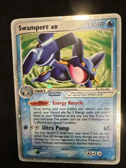 Pokemon Swampert ex 98/100 EX Crystal Guardians Ultra Rare Holo Card - Image 1