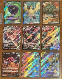 Korean Pokemon Rare Holo Lot - Full Art, Ex, VMAX, Umbreon, Charizard, Pikachu - Image 1
