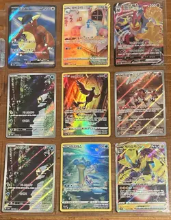 Korean Pokemon Rare Holo Lot - Full Art, Ex, VMAX, Umbreon, Charizard, Pikachu - Image 3