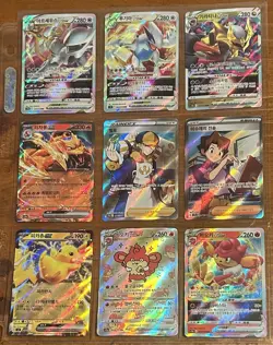 Korean Pokemon Rare Holo Lot - Full Art, Ex, VMAX, Umbreon, Charizard, Pikachu - Image 5