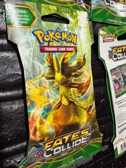 Pokemon FATES COLLIDE Sleeved Booster Pack COMPLETE ART SET - 4 Packs SEALED - Image 5