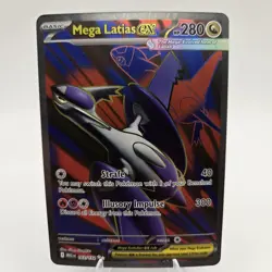 Mega Latias EX 163/132 Pokemon Mega Evolution Full Art Ultra Rare - Image 1