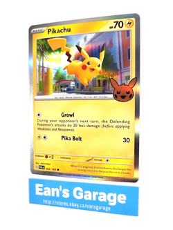 Pokemon Trick or Trade 2023 Pikachu Basic 062/193 Common Holo - MN - Image 3