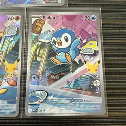 Pokemon 2026 First Partners Illustration Collection Promo Set - Sinnoh Starters - Image 4