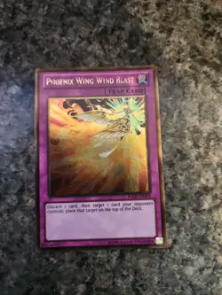 Yu-Gi-Oh! Phoenix Wing Wind Blast PGLD-EN070 Unlimited Gold Rare NM y23 - Image 1