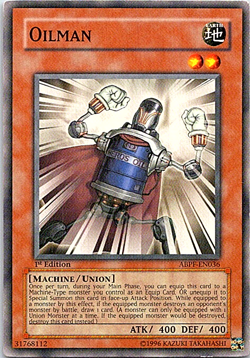 Oilman ABPF-EN036 Yu-Gi-Oh! Heavy Play 1st Edition - Image 1