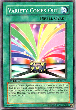 Variety Comes Out ABPF-EN046 Yu-Gi-Oh! Light Play 1st Edition - Image 1