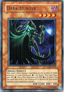 Dark Hunter TDGS-EN033 Yu-Gi-Oh! Light Play Unlimited - Image 1