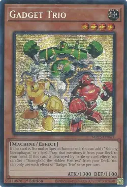 Yugioh! Gadget Trio - MP25-EN061 - Prismatic Secret Rare - 1st Edition Near Mint - Image 1