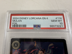 Disney Lorcana Mulan Elite Archer Legendary 114/204 PSA GEM MINT 10 - Image 3