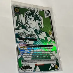 Union Arena Tanjiro Kamado Winner (Rare Battle) Demon Slayer Promo - Image 2