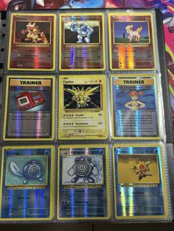 Pokemon 2016 XY EVOLUTIONS 33 Nm-Lp Card Binder Lot Collection Boost HP/Dugtrio - Image 1