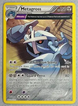 Metagross 50/98 Rare XY - Ancient Origins Non Holo Pokemon Card - Image 1