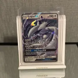Pokemon Lugia GX Ultra Rare Full Art Holo 159/214 Sm-Lost Thunder 190 HP Card - Image 1