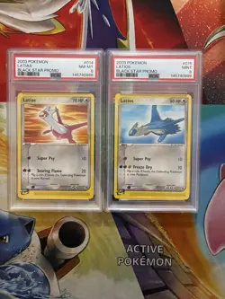 Pokemon Card Lot PSA Lot E Series Promo Latios Latias Fire PSA 9 PSA 8 - Image 1