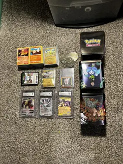 Large Mixed Pokemon TCG Lot, Graded Cards,Tins,Holos,Commons, & More!! - Image 2