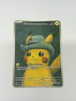 Pikachu with Grey Felt Hat HP60 Gold Metal Pokemon Card-Collectible Gift Display - Image 4