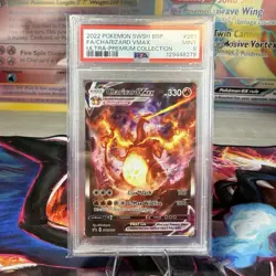 Pokemon Charizard VMAX SWSH261 Ultra-Premium Collection Holo PSA 9 Promo Card - Image 1
