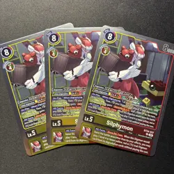Silphymon BT24-037 Playset Time Stranger Digimon Card Game x3 - Image 1