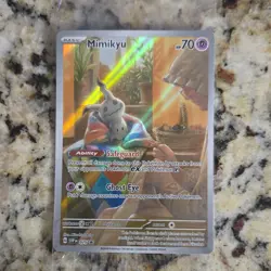 Pokemon Mimikyu Promo Holo Basic 70HP 075 Sv: Scarlet & Violet Card - Image 1