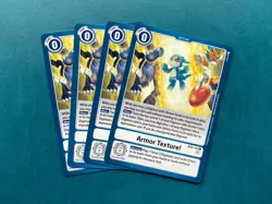 Armor Texture BT8-110 Playset New Awakening Digimon Card Game x4 - Image 1