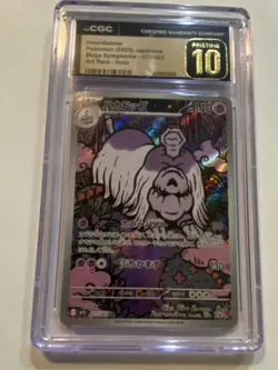 CGC 10 Pristine Houndstone AR 073/063 M1S Mega Symphonia Pokemon Card Japanese - Image 1