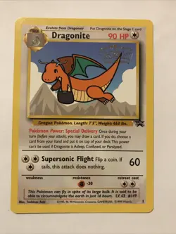 Pokemon TCG Dragonite Black Star Promo Card #5 - Image 1