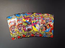 Pokemon Cards - Mega Evolution - BOOSTER PACKS [5 Pack Lot] - New Sealed - Image 1