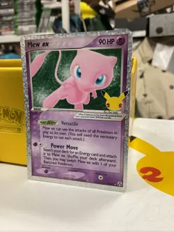 Pokemon TCG Mew EX 88/92 Celebrations Classic Collection Pokemon Card Holo - Image 3