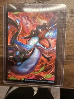 Pokemon TCG Charizard EX Mega Charizard x EX Holo Promo Card - Image 2