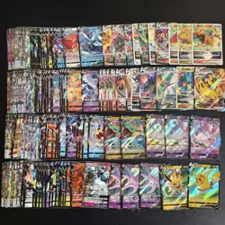 200 Lot Pokemon TCG Chinese Card RR RRR VMAX Pikachu Charizard Sylveon A11 FI38 - Image 1