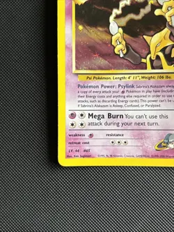 Pokemon TCG Gym Challenge Sabrina's Alakazam Holo Card Rare 16/132 NM Condition - Image 5