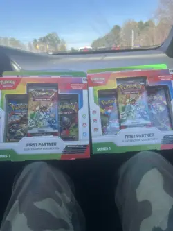 Pokemon Trading Cards 2x First Partner Illustration Collection Series 1 Box - Image 2