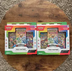 x2 Pokemon Trading Card Game - First Partner Illustration Collection - Series 1 - Image 1