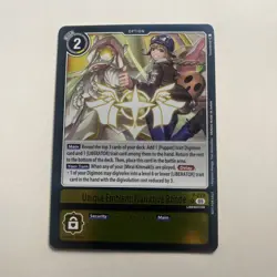 Digimon Card Game Unique Emblem: Narrative Ronde P-229 Promo Box Topper NM - Image 1