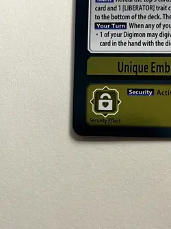 Digimon Card Game Unique Emblem: Narrative Ronde P-229 Promo Box Topper NM - Image 4