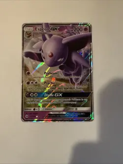 Pokemon TCG Espeon GX Sun & Moon Base Set Ultra Rare Card 61/149 NM - Image 1