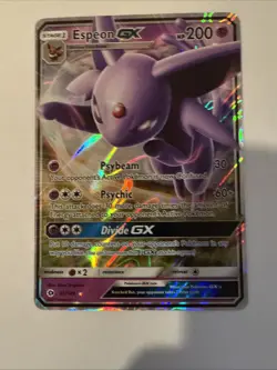 Pokemon TCG Espeon GX Sun & Moon Base Set Ultra Rare Card 61/149 NM - Image 3